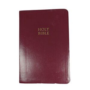 King James Version Holy Bible By Thomas Nelson Red Leather Cover